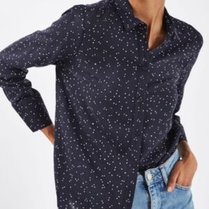 Topshop Star Print Shirt